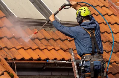 Démoussage et hydrofuge de toiture à Ercé